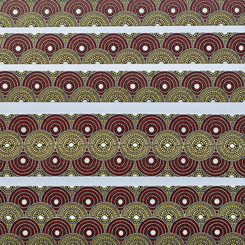 Pounded Yam Washi Tape: Red & Yellow