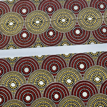 Pounded Yam Washi Tape: Red & Yellow