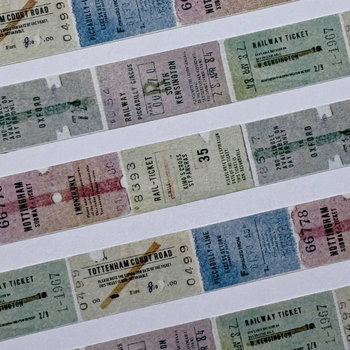 Yohaku Washi Tape: Tickets