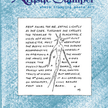 Nick Bantock Cling Rubber Stamp: Frop 