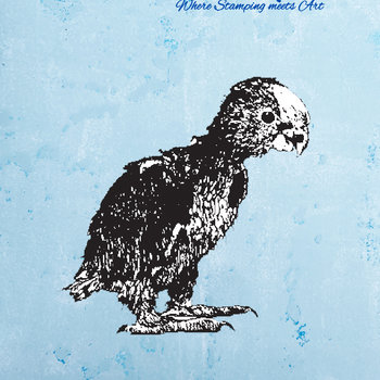 Nick Bantock Cling Rubber Stamp: Sabine's Parrot Mini