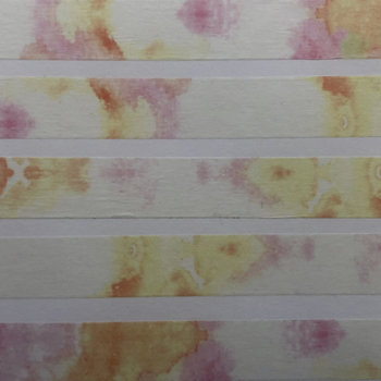 Rink Washi Tape: Peach Swirl Watercolor