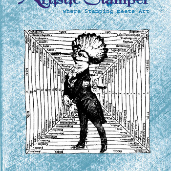 Nick Bantock Cling Rubber Stamp: Prof Pompenstance