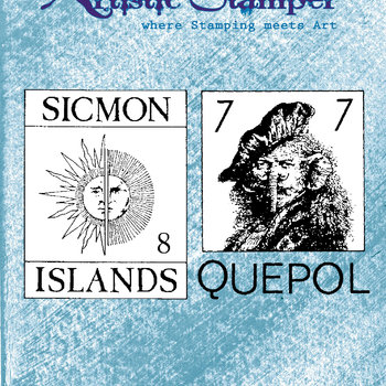 Nick Bantock Cling Rubber Stamp Duo: Sicmon & Quepol