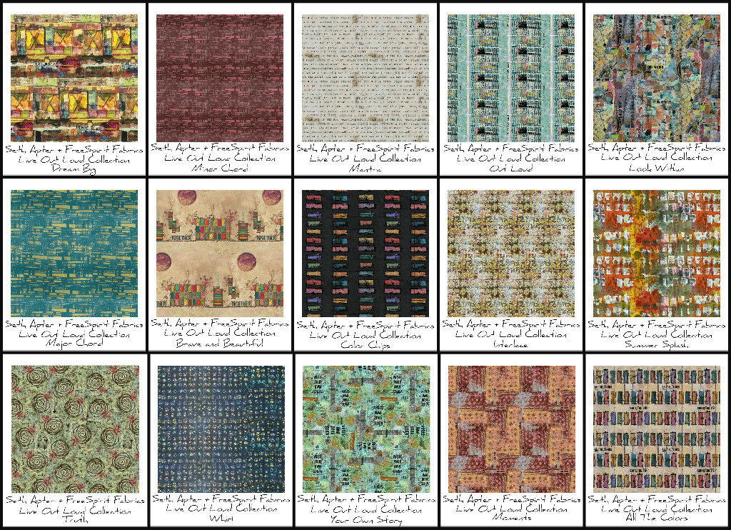FreeSpirit Fabric Live Out Loud: 1 Yard Bundle
