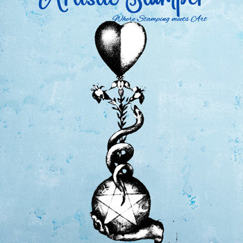 Nick Bantock Cling Rubber Stamp: Alchemist's Heart