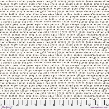 Seth Apter FreeSpirit Stamped Fabric 1/2 Yard Cut: Monochrome