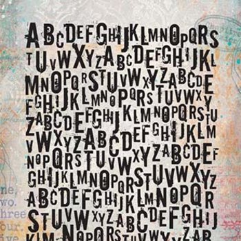 PaperArtsy Mini Cling Rubber Stamp: 064