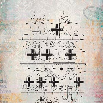 PaperArtsy Mini Cling Rubber Stamp: 074