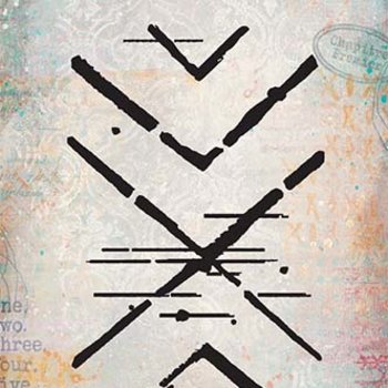 PaperArtsy Mini Cling Rubber Stamp: 077