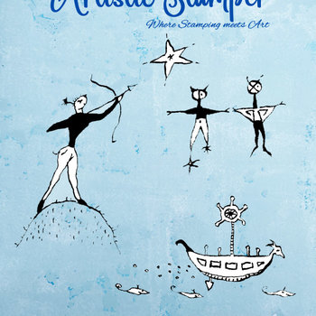 Nick Bantock Cling Rubber Stamp: The Shipping Forecast