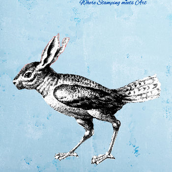 Nick Bantock Cling Rubber Stamp: Sparrowrabbit Mini